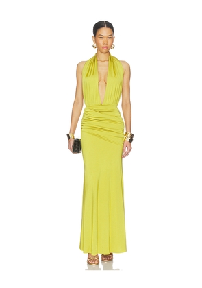 Casona La Do?a Dress in Olive. Size M/L. Also in S/M, XS/S.