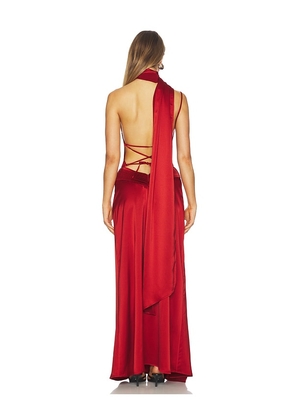 Casona La Sandunguera in Red. Size L. Also in S, XS, M.