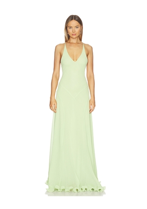 DELFI Estelle Dress in Green. Size L. Also in M, S, XS.