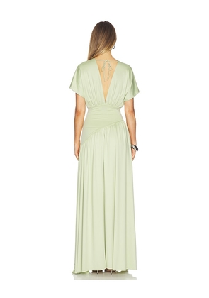 DELFI Sade Dress in Sage. Size L. Also in S, XS, M.