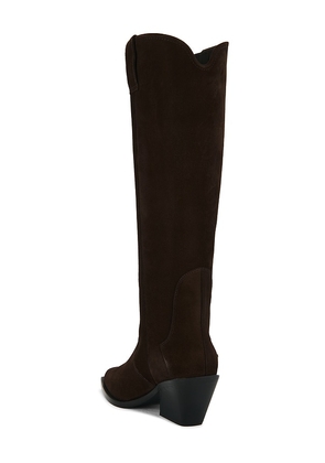 ANINE BING Tall Tania Boot in Brown. Size 37. Also in 36, 39, 40, 41.