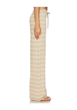 DEVON WINDSOR x REVOLVE Flora Pant in Tan. Size S. Also in XS, M, L, XL.
