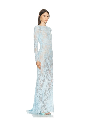 Bronx and Banco Electra Lace Gown in Baby Blue. Size L. Also in M.