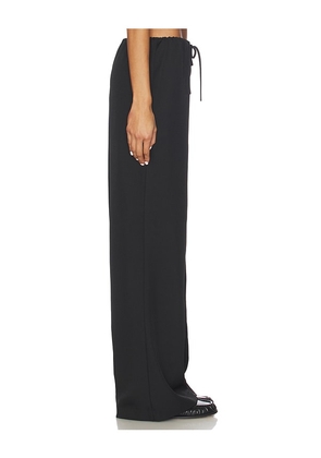 ALL THE WAYS Louisa Drawstring Pant in Black. Size M. Also in XXS, L.