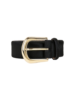 B-Low the Belt Kennedy Calf Hair Belt in Black. Size S. Also in M, L.