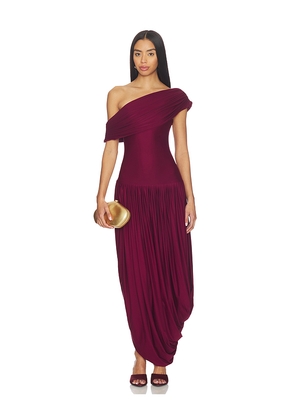 Deme by Gabriella The Cassidy Dress in Burgundy. Size L. Also in M, S, XS.