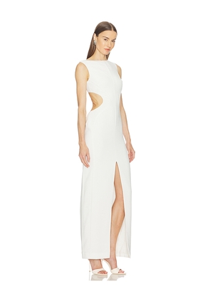 Camila Coelho Selma Maxi Dress in Ivory. Size L. Also in M, S, XL, XS, XXS.