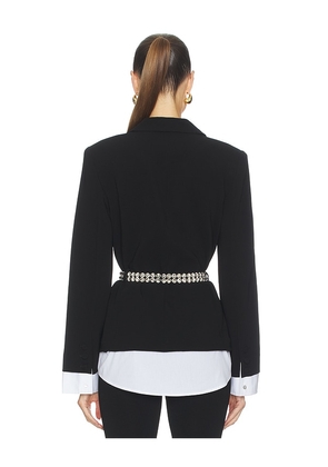 Cinq a Sept Vittoria Jacket in Black. Size 10. Also in 0, 6.