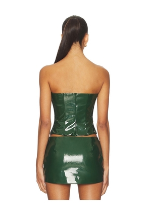 CULTNAKED Killa Strapless Top in Dark Green. Size M. Also in L, S, XS, XXS.