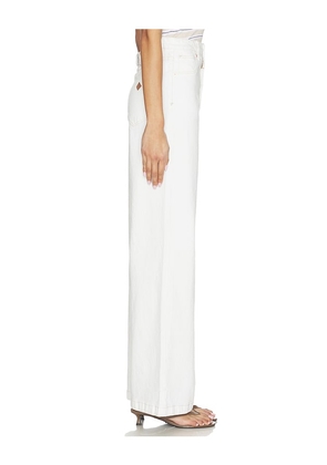 Abrand 94 Wide Leg Jeans in Ivory. Size 23. Also in 26, 24, 25, 27, 28, 29, 30, 31, 32, 33.