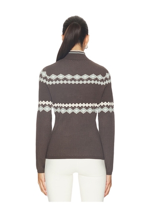 Alp N Rock Goldie Mock Neck Sweater in Brown. Size M. Also in XS, S, L.