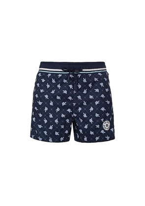 Agua Bendita Kids Nick Cherish Swim Short in Navy. Size 2. Also in 4, 6.