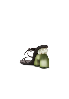Cult Gaia Elixir Sandal in Brown,Mint. Size 36. Also in 36.5, 37.5, 38, 38.5, 39.5.