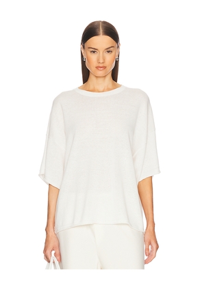 Helsa Palmer Knit Top in Ivory. Size M. Also in S.