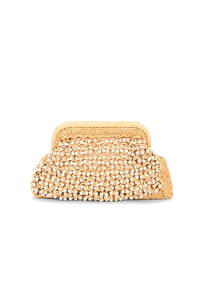 BTB Los Angeles Brandie Clutch in Neutral.