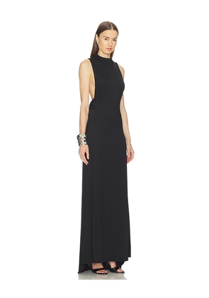 Camila Coelho Leonora Gown in Black. Size L. Also in XXS, S, M, XL.