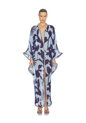 eywasouls malibu Jaya Midi Dress in Blue. Size M. Also in S, XS.