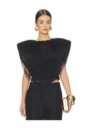 Cult Gaia Porto Top in Black. Size L. Also in M, S, XL, XS, XXS.