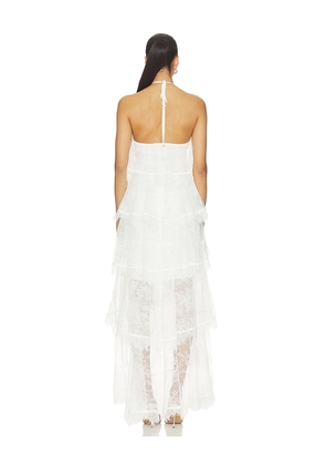ELLIATT Evelin Lace Gown in White. Size XS. Also in S, M, L.