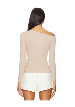 HEARTLOOM Marella Top in Beige. Size L. Also in S.