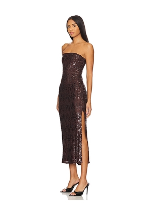 HEARTLOOM Daia Dress in Brown. Size M. Also in XS, S.