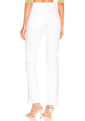 GRLFRND Harlow High Rise Boot Jeans in White. Size 24. Also in 31, 32.
