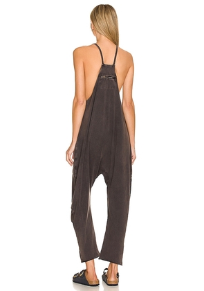 Free People x FP Movement Hot Shot Onesie in Black. Size XL. Also in XS, S, M, L.