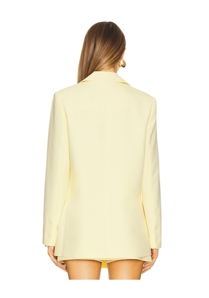 Favorite Daughter The Favorite Oversized Blazer in Lemon. Size L. Also in S, M.