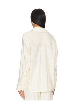 House of Harlow 1960 x REVOLVE Laurel Oversized Shirt in Beige. Size S. Also in M.