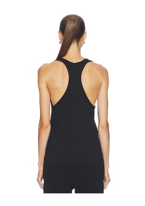 Eterne Soft Jersey Hedi Top in Black. Size L. Also in S, M, XL.