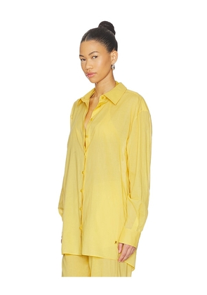 Eterne Cotton Lucien Top in Yellow. Size L/XL. Also in M/L.