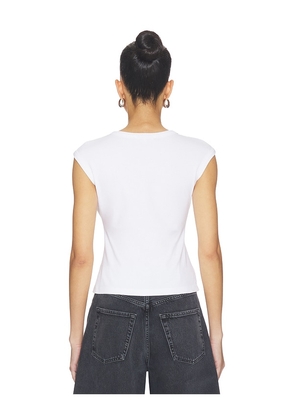 COTTON CITIZEN The Seoul Muscle Tee in White. Size L. Also in S, M.