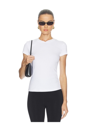 COTTON CITIZEN The Seoul V-neck Tee in White. Size L. Also in M, S, XS.