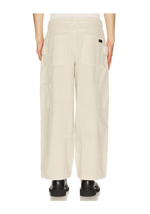 ALLSAINTS Jackson Trouser in Cream. Size 30. Also in 31, 32, 33, 34, 36.