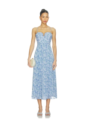 ASTR the Label Bayley Dress in Blue. Size L. Also in M, S, XL, XS.