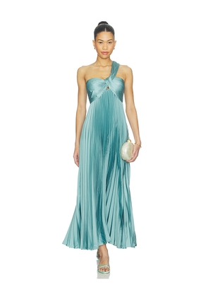 ASTR the Label x REVOLVE Raysa Gown in Teal. Size L. Also in M, S, XL, XS.