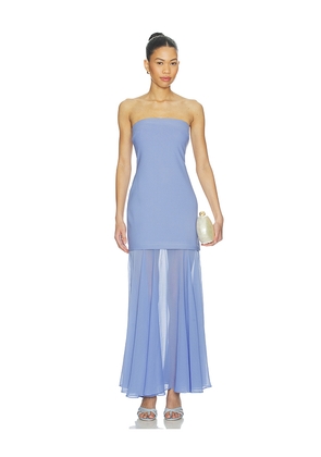 ASTR the Label Lizet Dress in Blue. Size L. Also in M, S, XS.