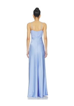 ASTR the Label x REVOLVE Zinnia Gown in Baby Blue. Size L. Also in M, S, XL, XS.