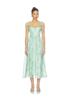 ASTR the Label Halcyon Dress in Green. Size L. Also in M, S, XL, XS.