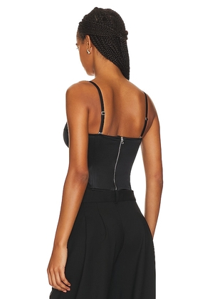 fleur du mal Hamptons Bustier in Black. Size XS. Also in S, M, L.