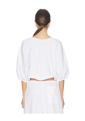By Malene Birger Lelow Top in White. Size 34. Also in 36, 38, 40.