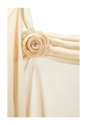DE LA VALI Lyra Veil in Cream.
