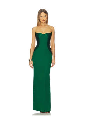 Gaurav Gupta x REVOLVE Petal Column Gown in Green. Size 0. Also in 6.