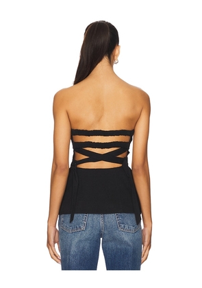 Free People Lora Tube Top in Black. Size M. Also in S, L.