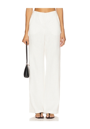 FAITHFULL THE BRAND Sanne Pant in White. Size S. Also in L.