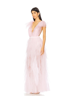 For Love & Lemons Maxine Gown in Blush. Size M. Also in S.