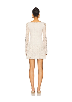 Free People Tabby Lace Mini Dress in Ivory. Size M. Also in S.