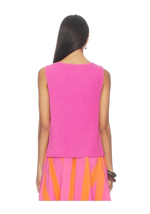 Free People x free-est Lizzie Sweater Top In Island Flower in Pink. Size L. Also in XS, XL, S, M.