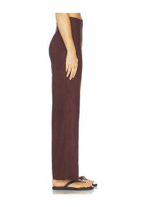 FAITHFULL Syna Pant in Brown. Size L. Also in M, XL.