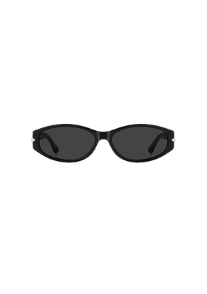 Isabel Marant Oval Sunglasses in Black.
